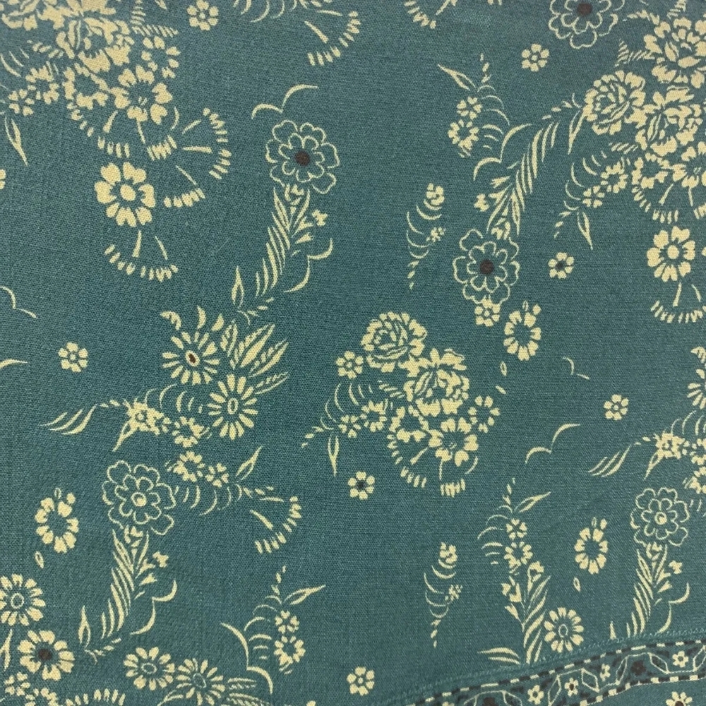 Free People - Faux Wrap Mini Skirt, Bandana Style - Size 4 (Green Floral) - Picture 7 of 15